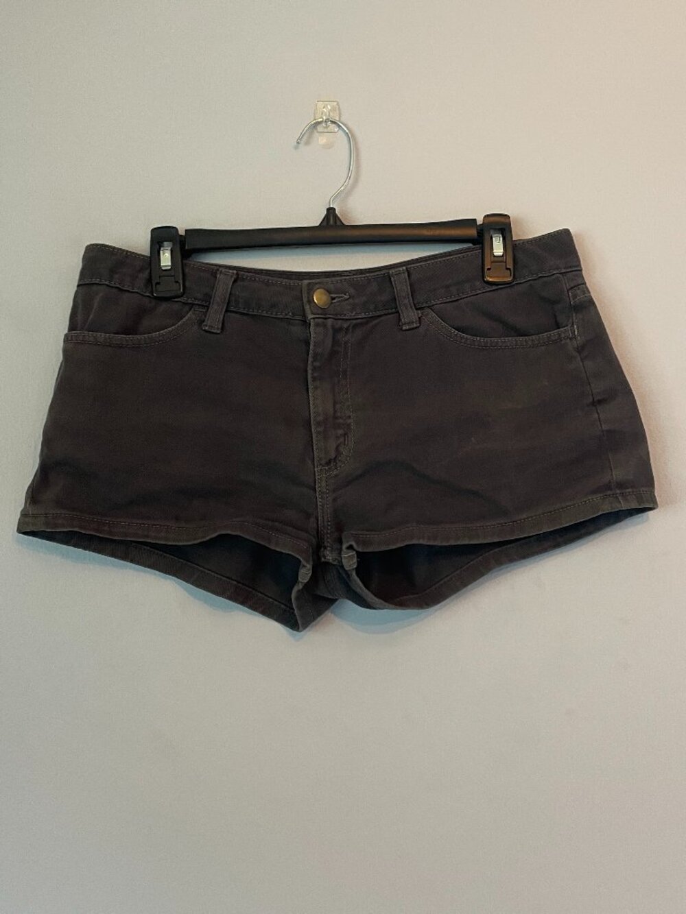 Black Denim Shorts by American Apparel